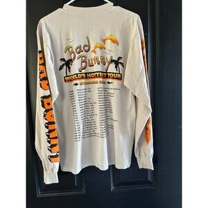 Bad Bunny Official Un Verano Sin Ti Crew Neck Concert Music T-Shirt Size small